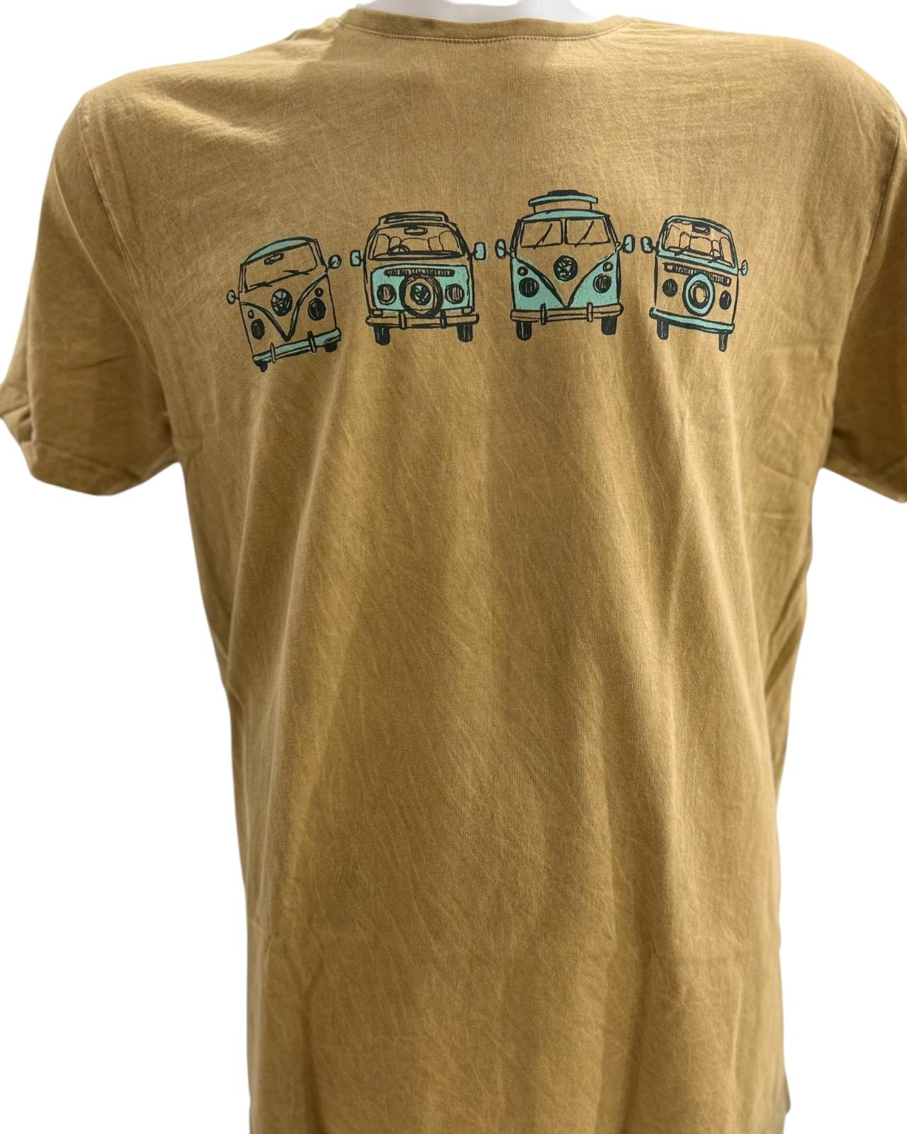 Finestreta Mediterranean T-Shirt Happy Mostaza