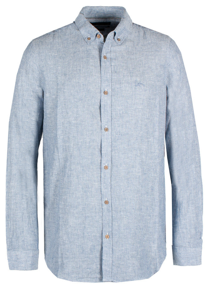 Indicode Jeans Camisa Manga Larga Insefle Teal