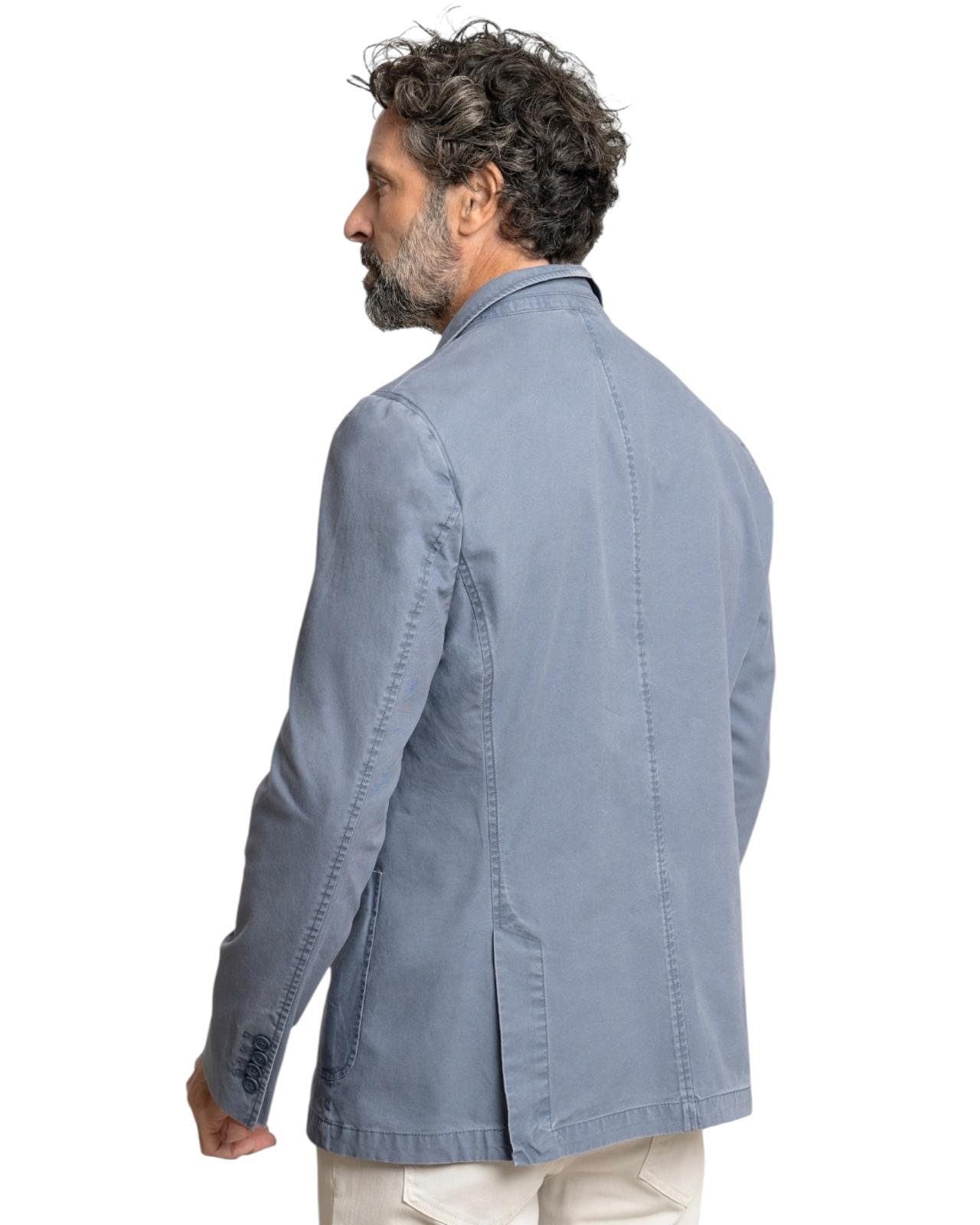 Roberto Bassi Americana Slim Fit Caluga Azul Tinta