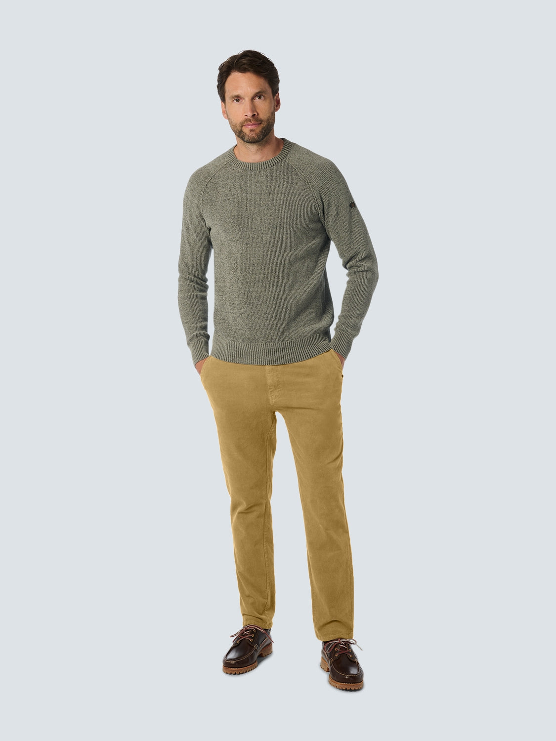 NXS Pantalon Chino de Pana No Excess Khaki