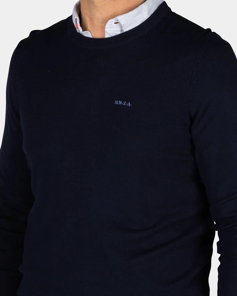 NZA Pullover Cuello Redondo Braylon New Zealand Auckland Midnight Navy