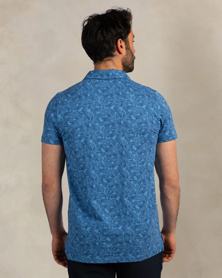 NZA Polo Manga Corta New Zealand Auckland Navy Sky