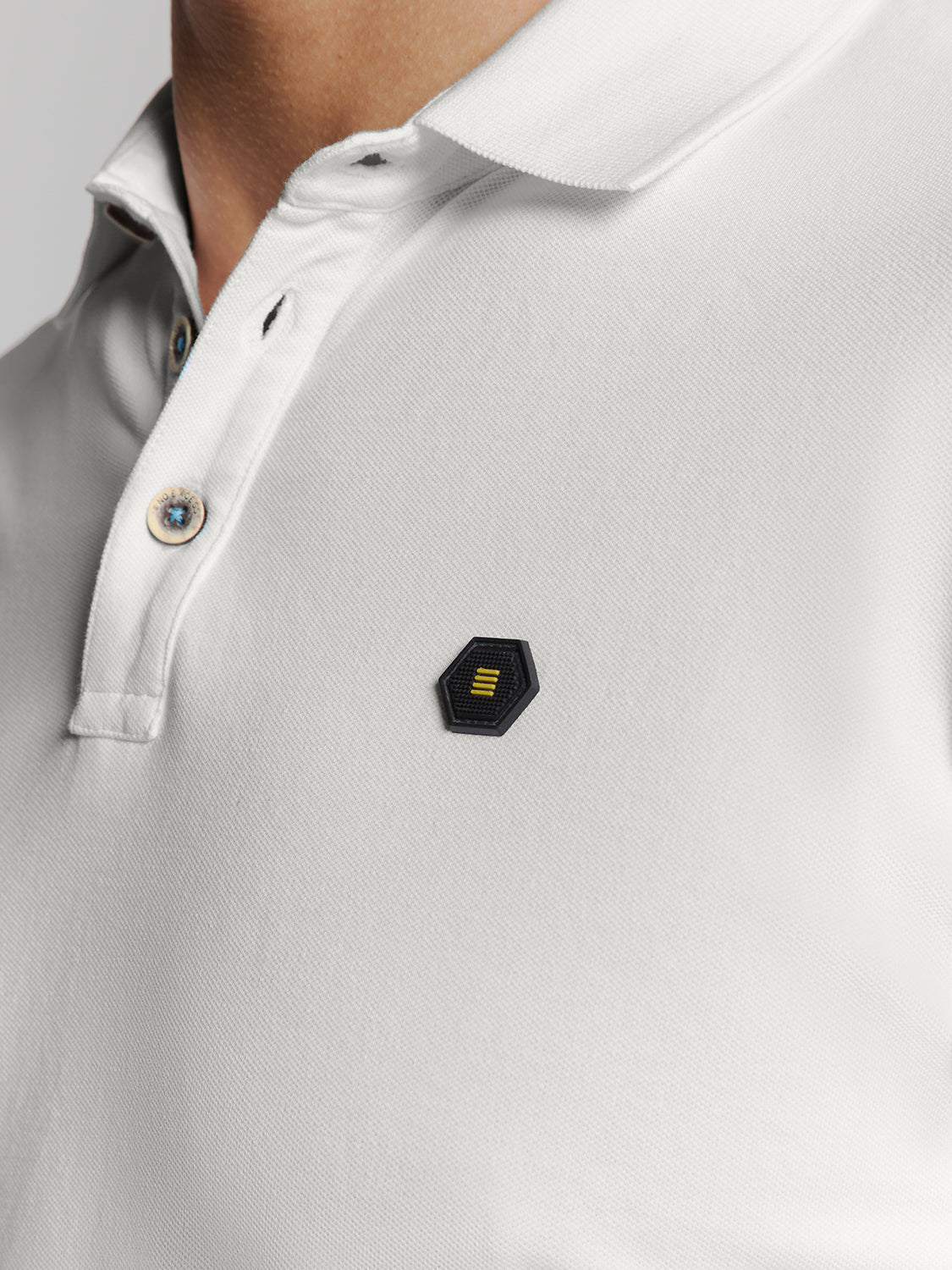 NXS Polo Basico Elastico No Excess White