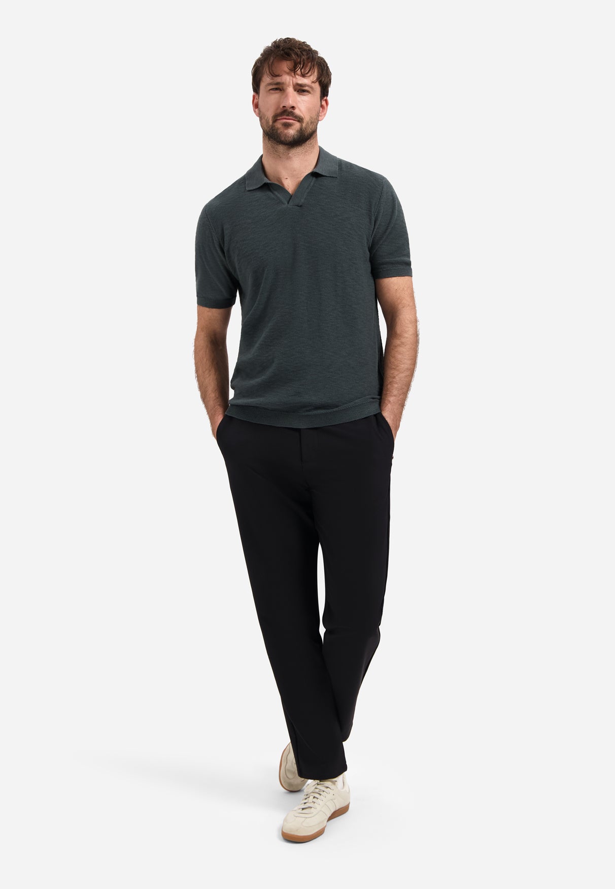 NXS Polo de Punto No Excess Dark Steel