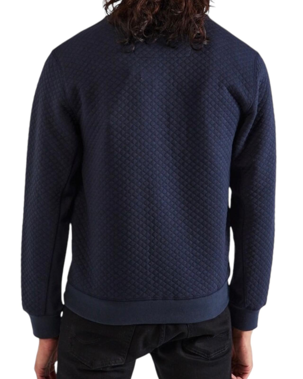 Indicode Jeans Cardigan Cuello Alto Inarton Dark Navy