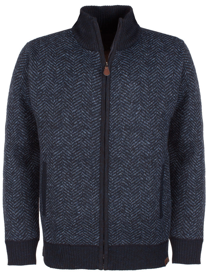 Indicode Jeans Cardigan Con Cremallera Infrancois Sky Captain