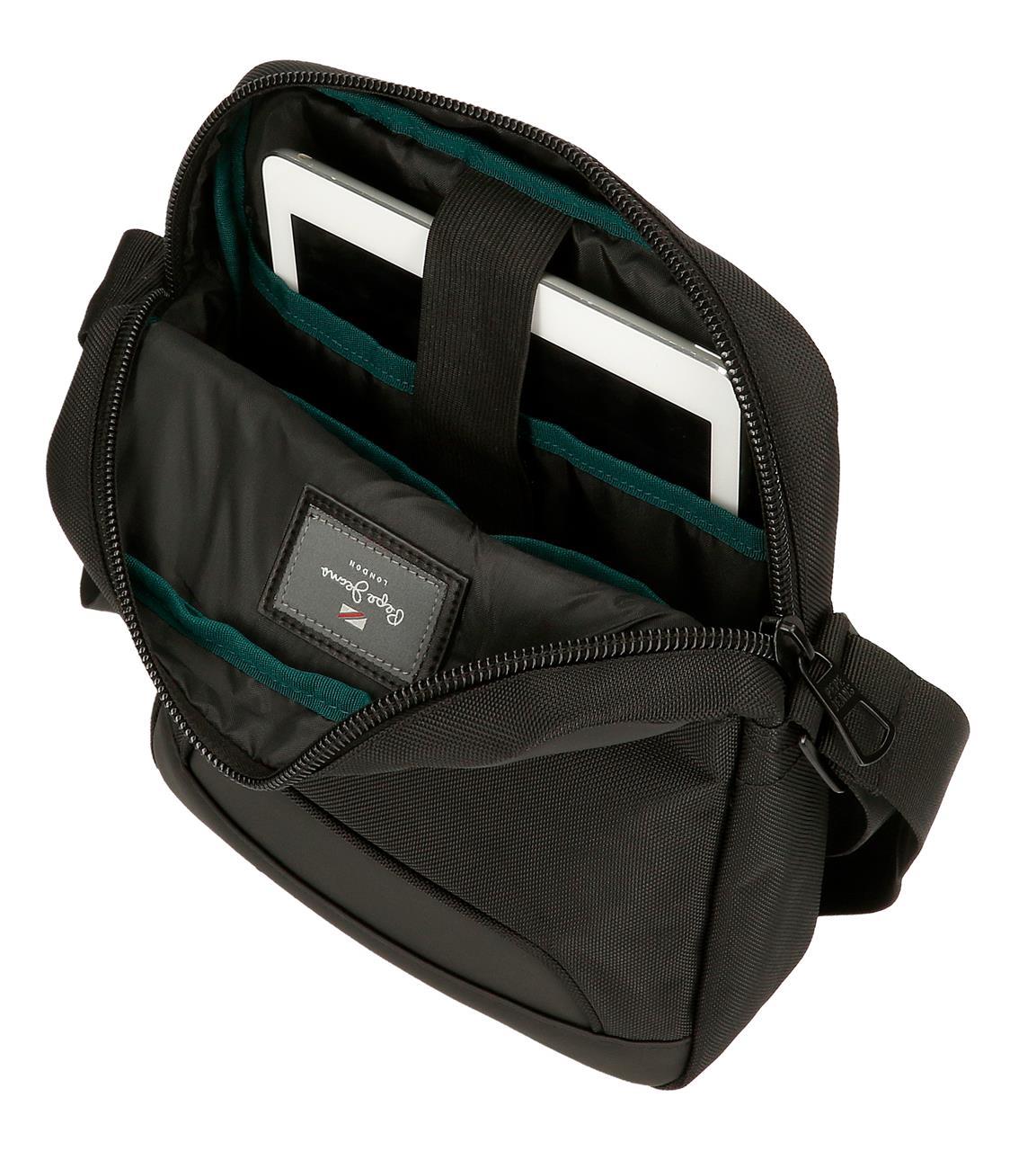 Bandolera Pepe Jeans Bromley Portatablet Negra