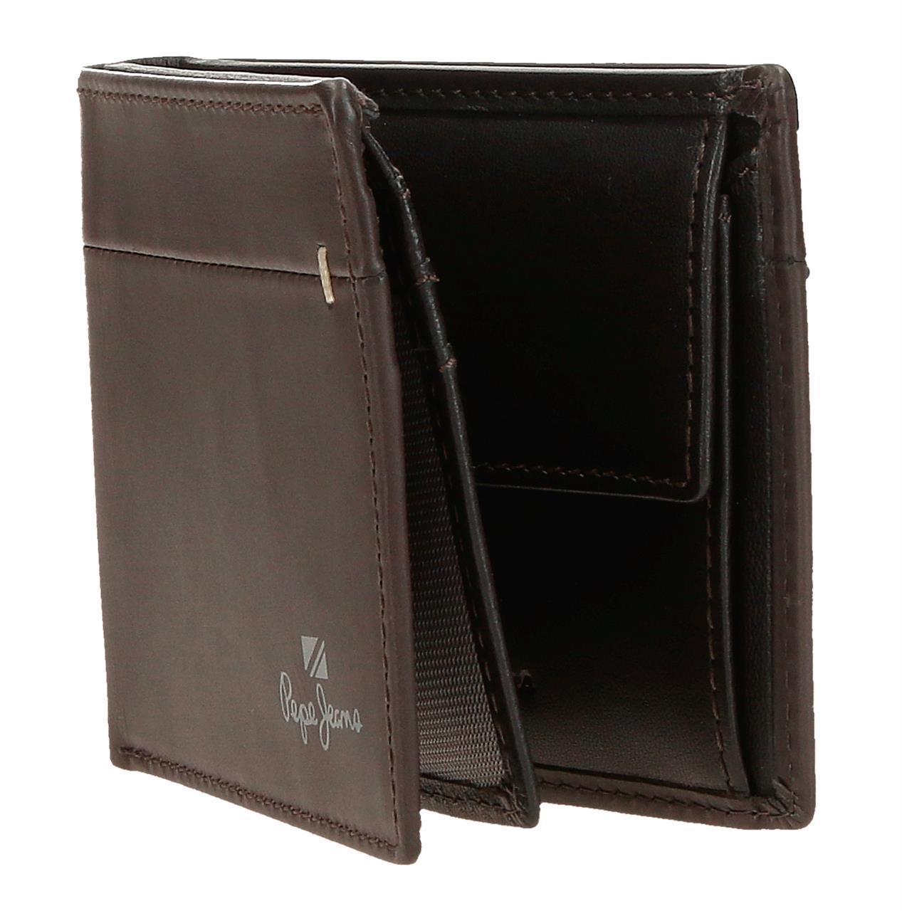 Billetero Horizontal Con Monedero Pepe Jeans Marron
