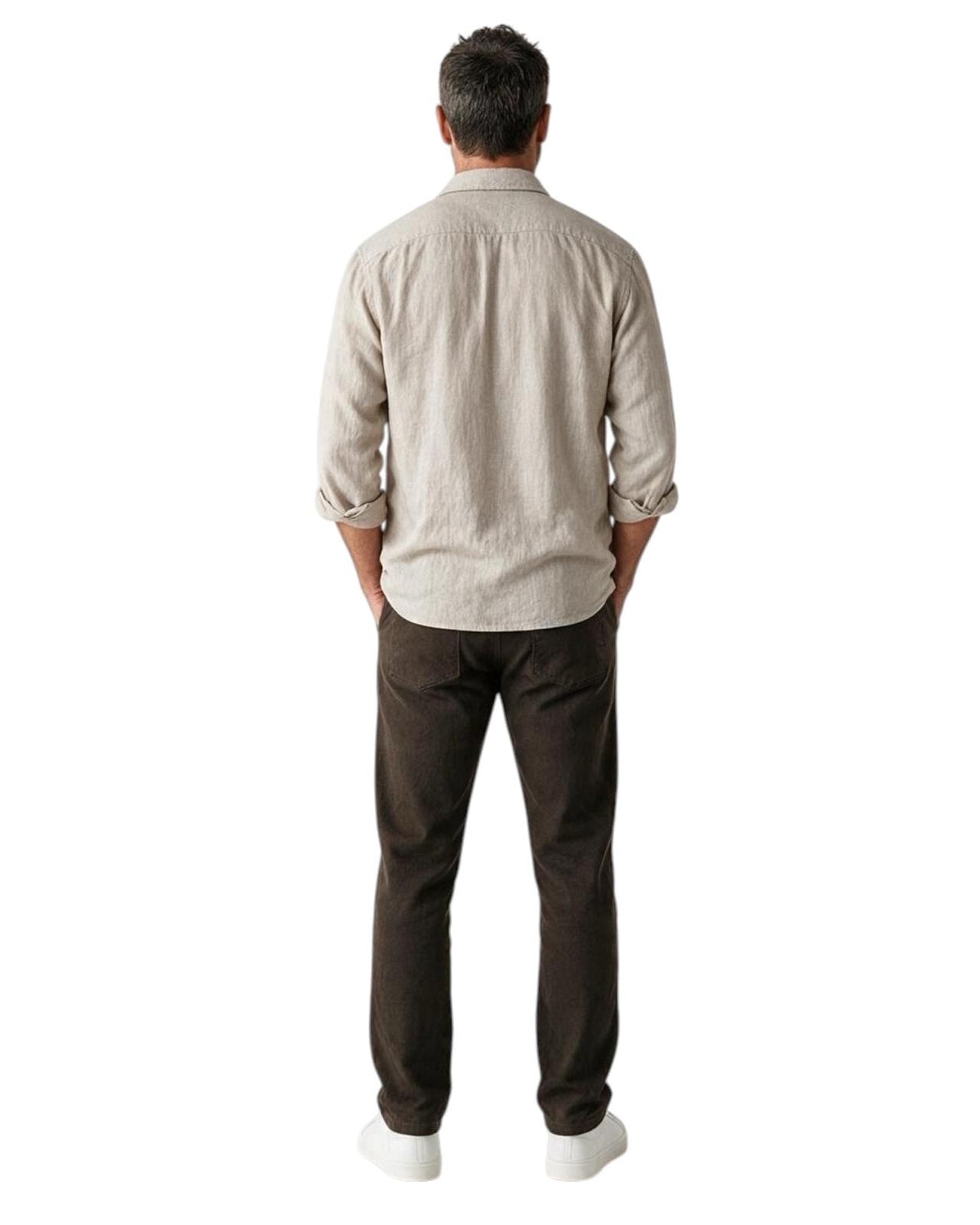 Carlos Córdoba Pantalón chino Alpes Regular Fit Brown