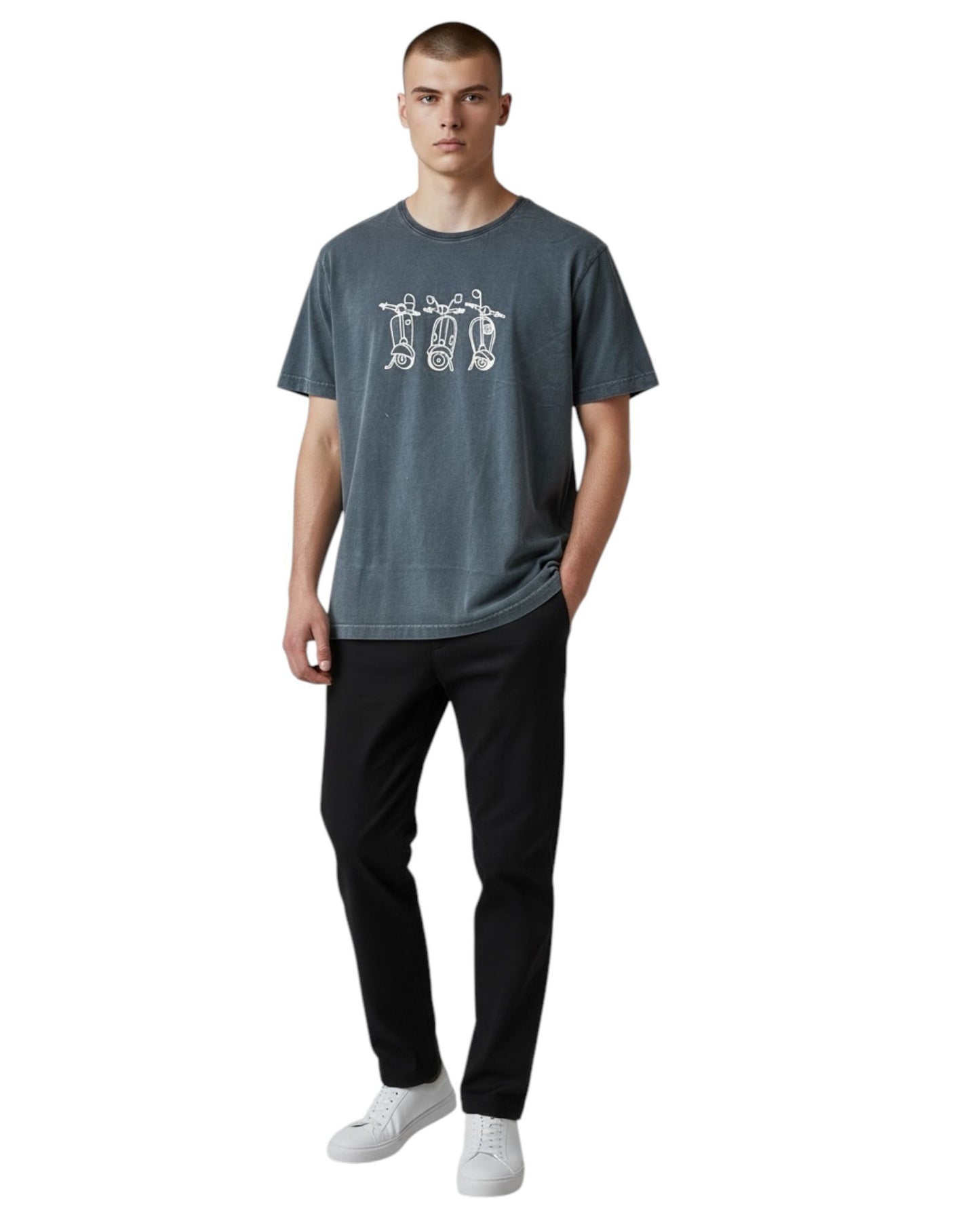 Camiseta Manga Corta Finestreta Primaveres Plom