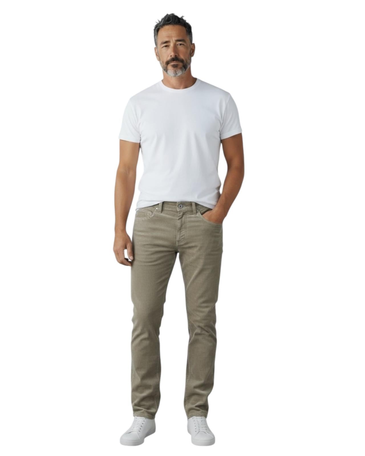 CC Pantalon Pana Estructurada Carlos Cordoba Colorado Beig