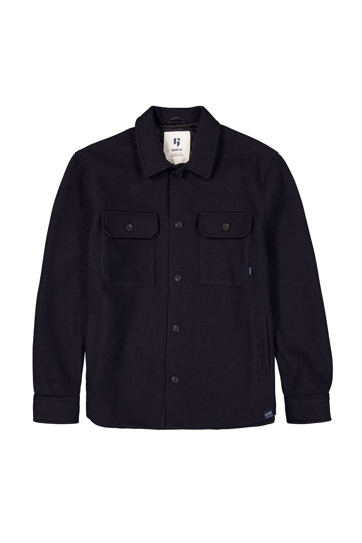 Garcia Jeans Sobrecamisa Melange Azul
