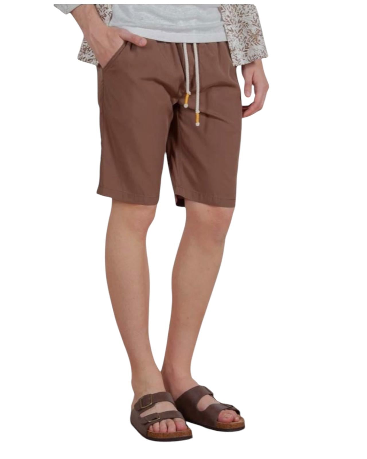 IMH Bermuda Casual de Tencel InMyHood Nut