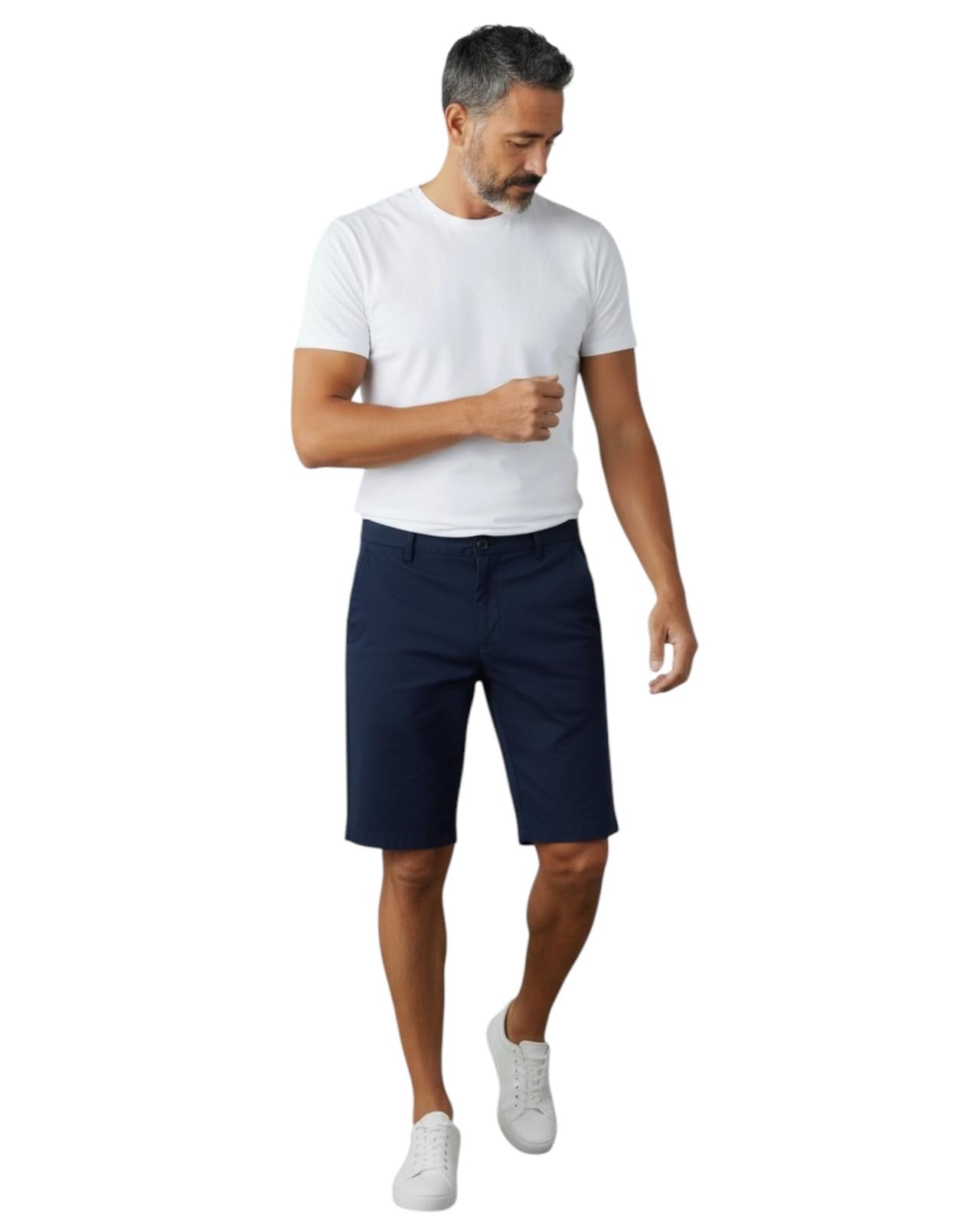 IMH Bermuda Regular de Tencel InMyHood Navy