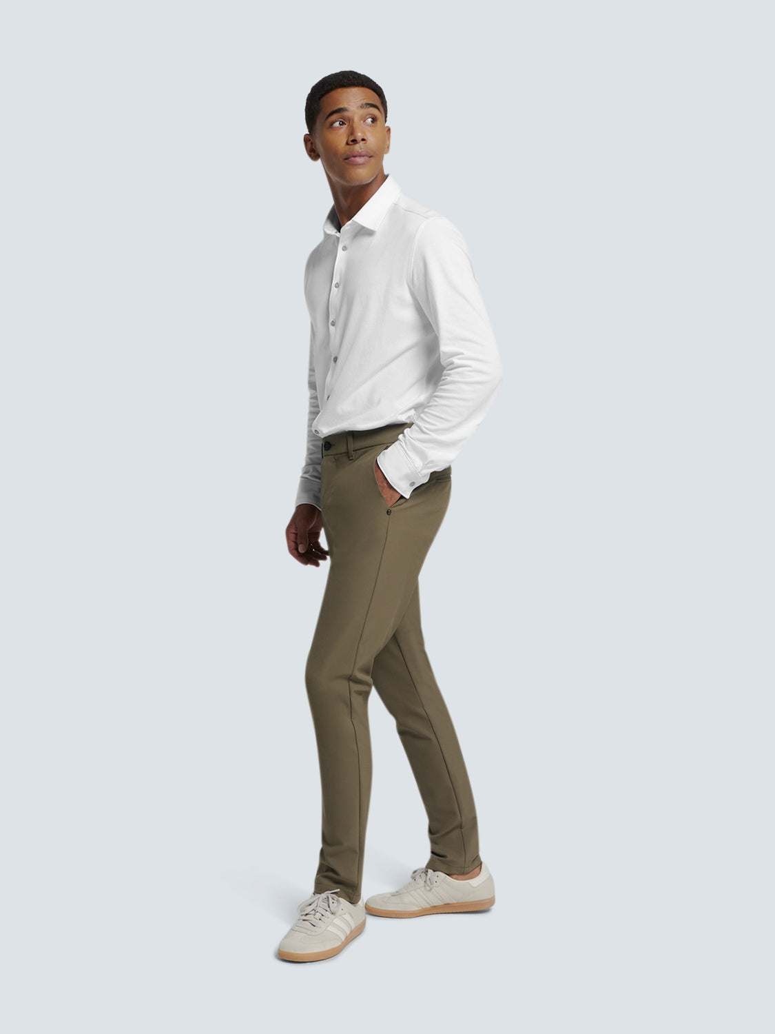NXS Camisa de Punto Pique No Excess White