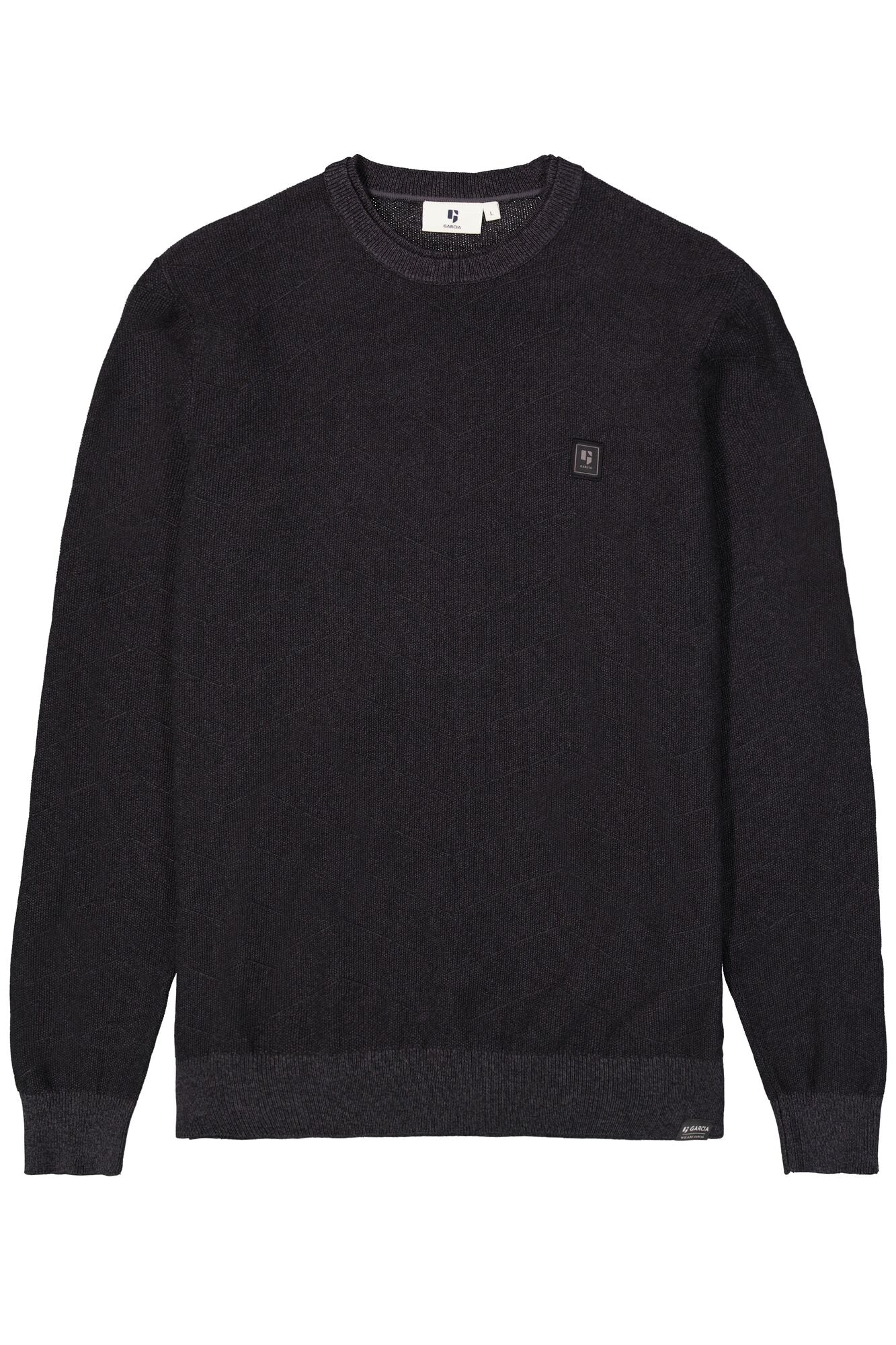 Garcia Jeans Pullover Cuello Redondo Slate