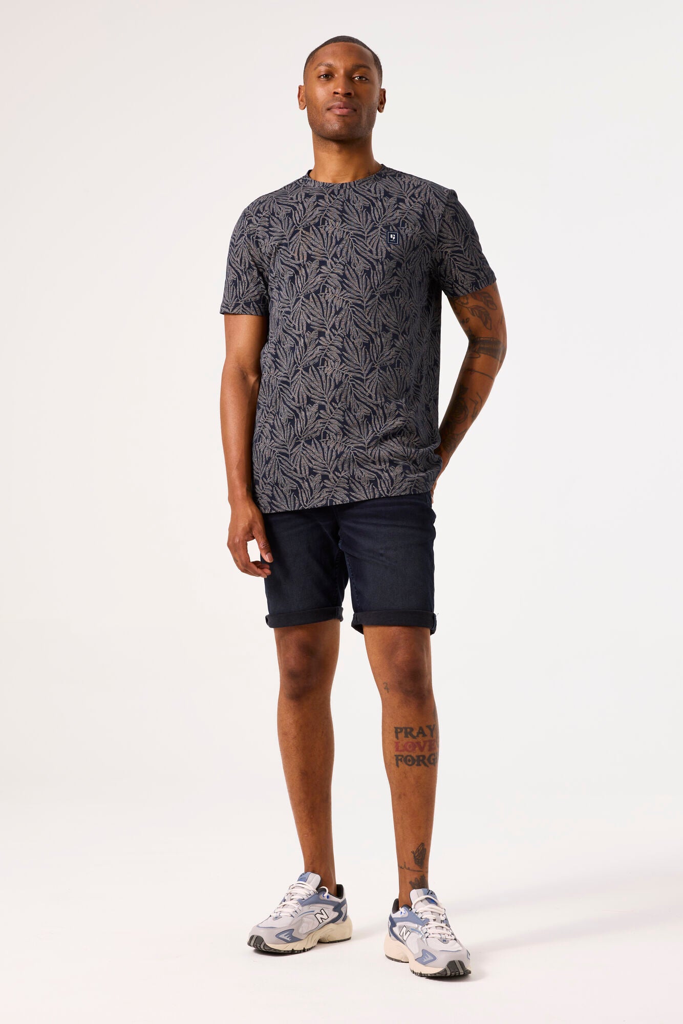 Garcia Jeans Camiseta Cuello Redondo Deep Ink