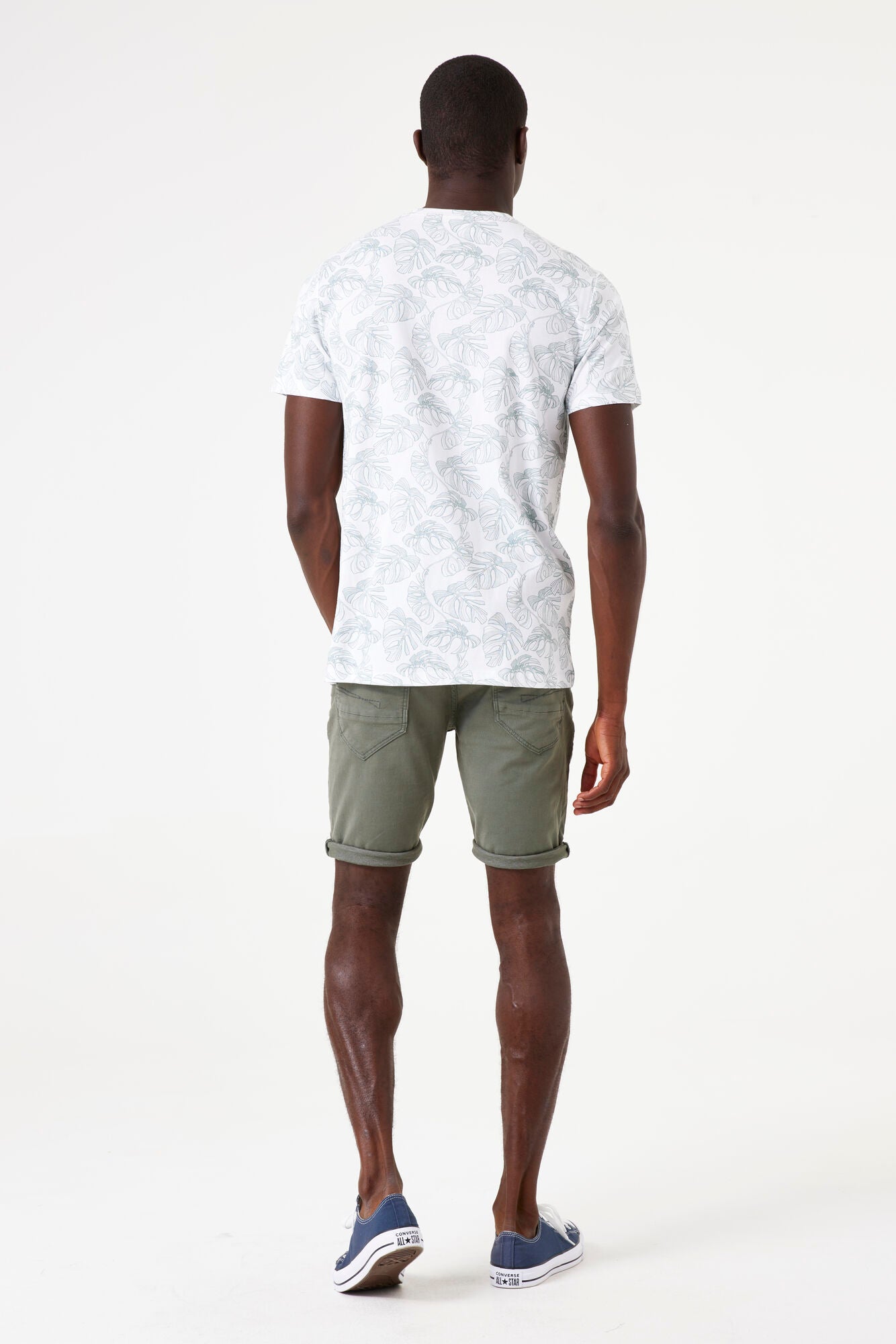 Garcia Jeans Camiseta Cuello Redondo White