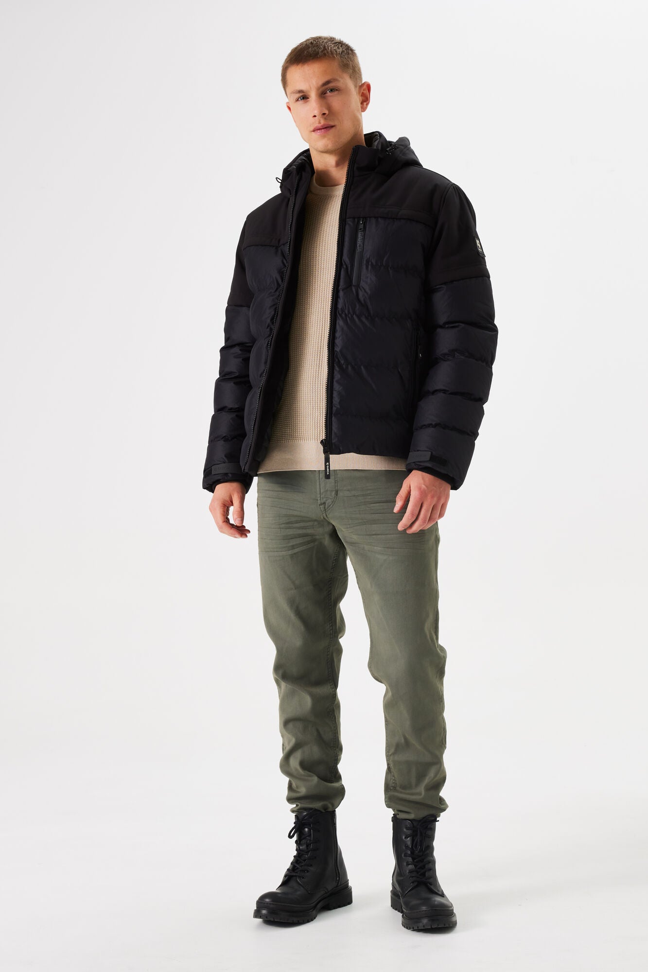Garcia Jeans Chaqueta Plumon Softshell Black