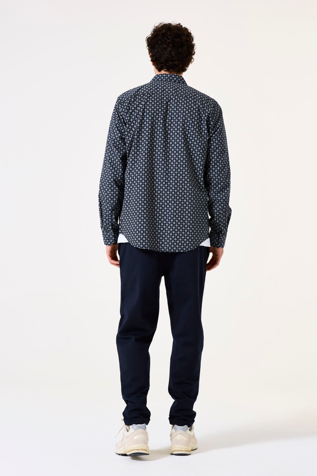 Garcia Jeans Camisa Estampada Deep Ink