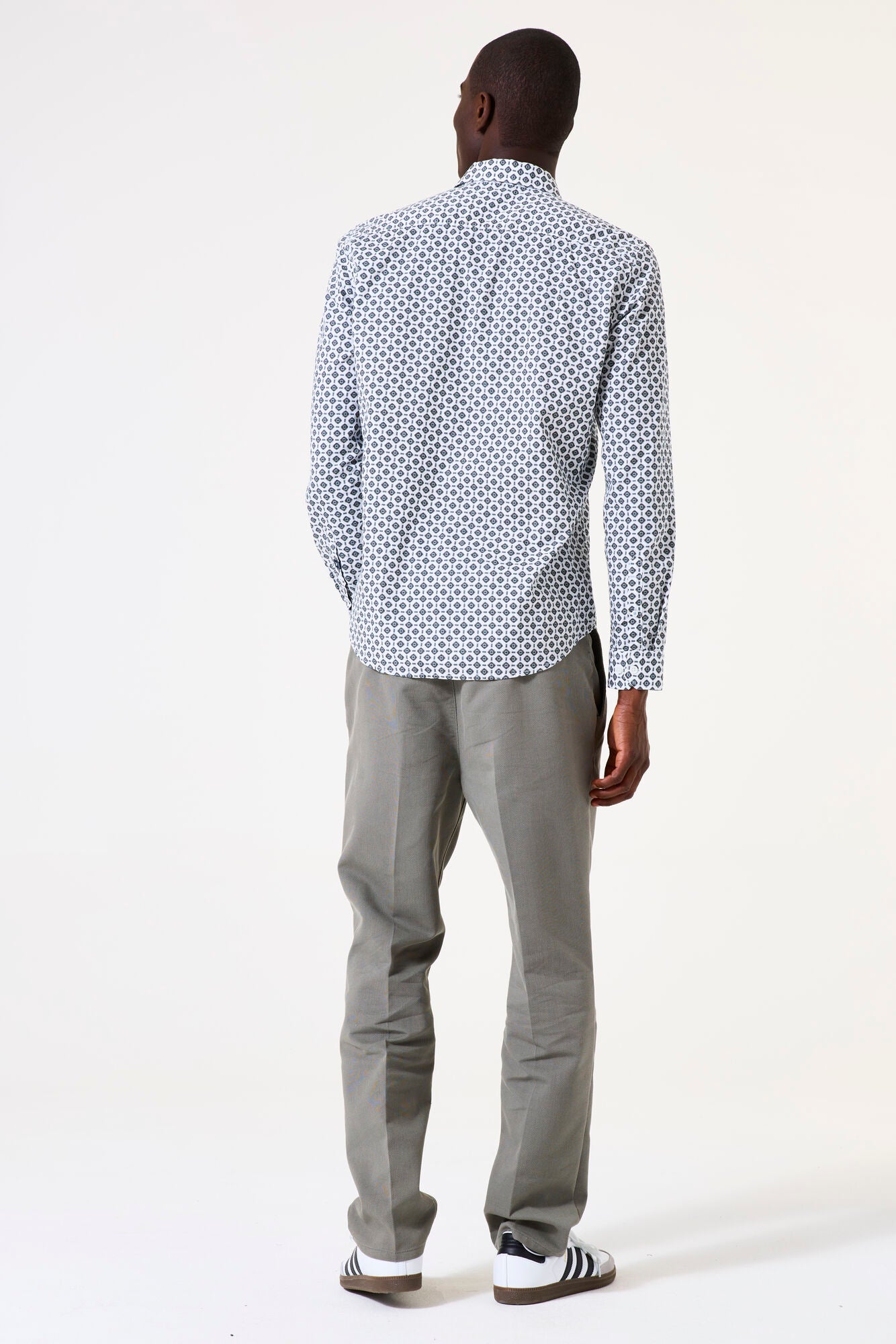 Garcia Jeans Camisa Estampada Off White
