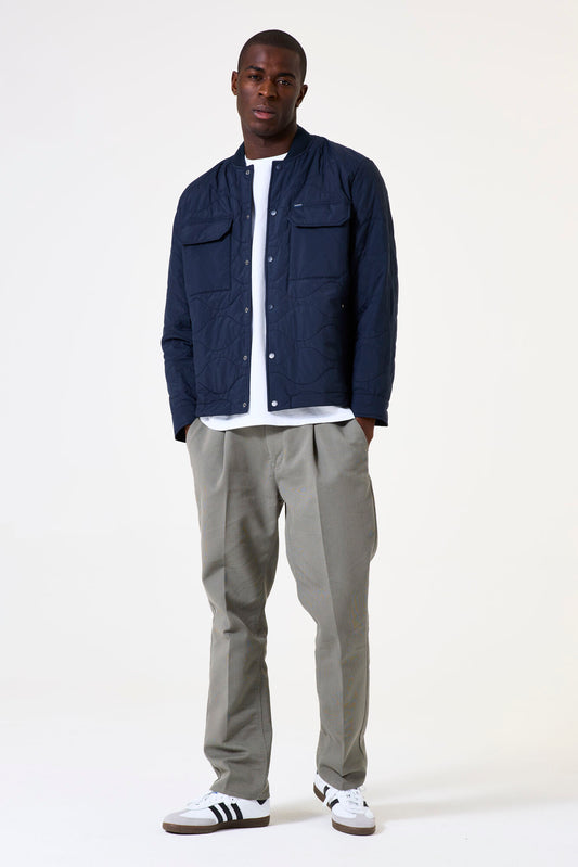 Garcia Jeans Pantalon Chino Elastico Con Pinzas Vetiver