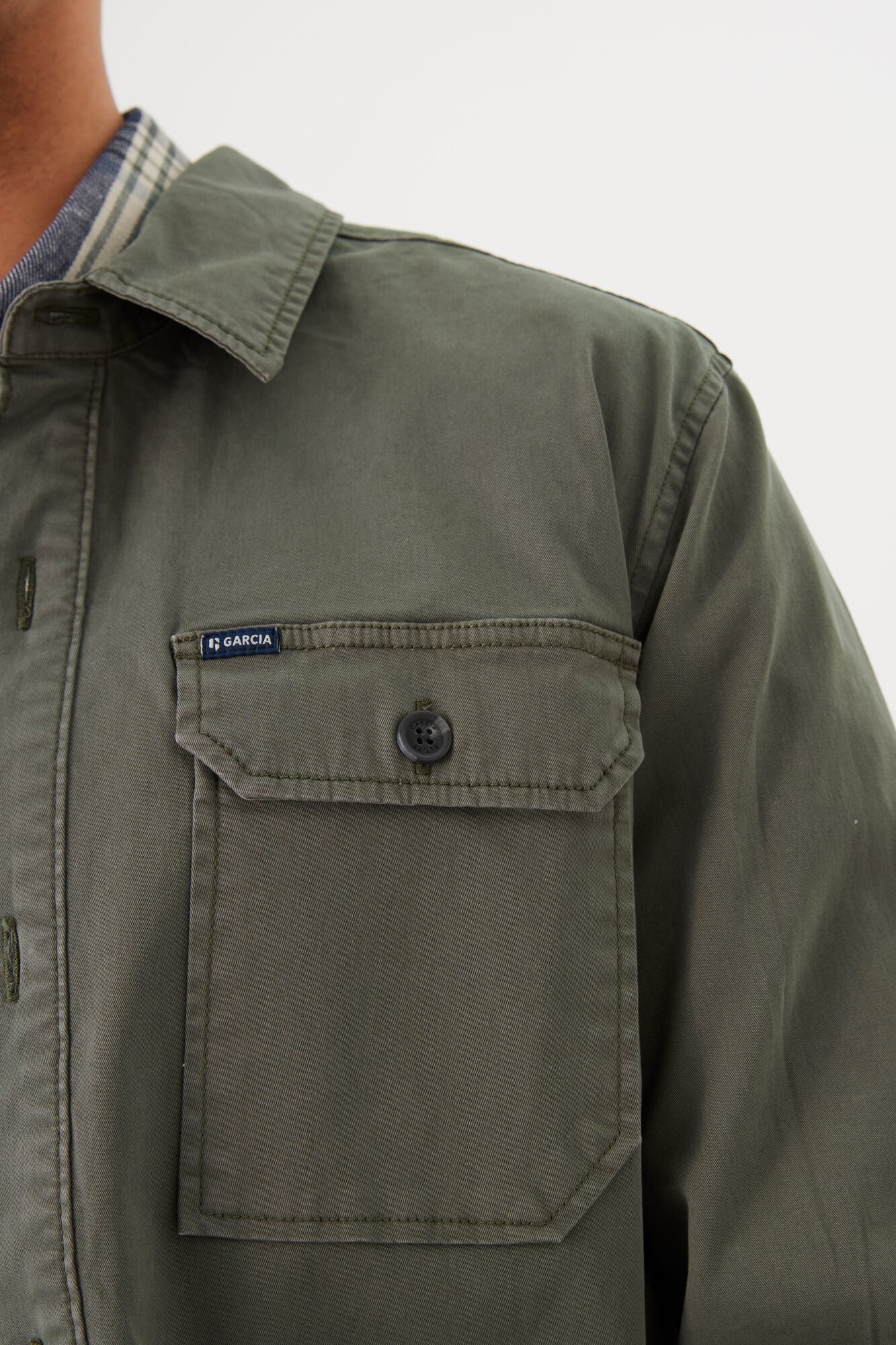 Garcia Jeans Sobrecamisa Sage Green