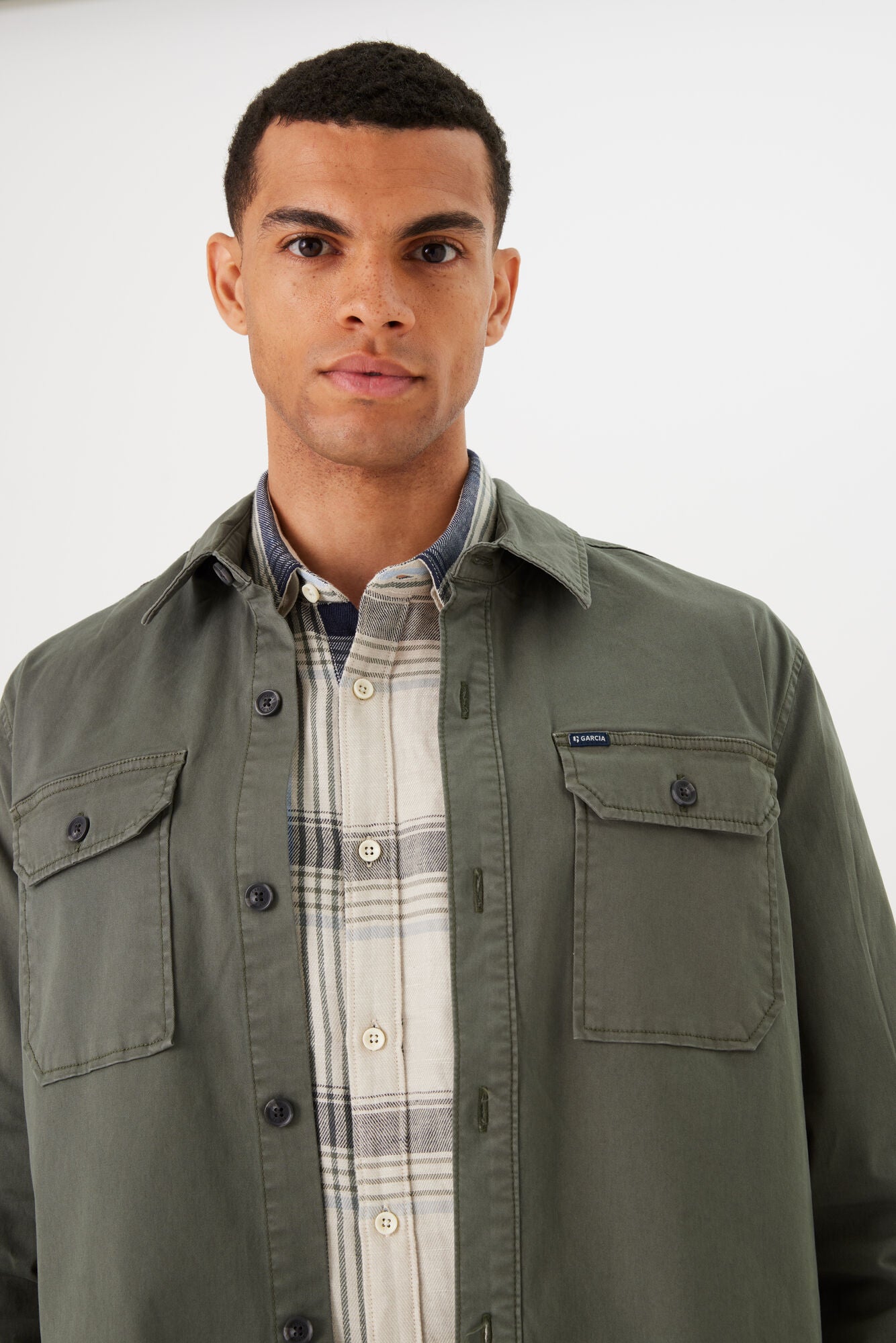 Garcia Jeans Sobrecamisa Sage Green
