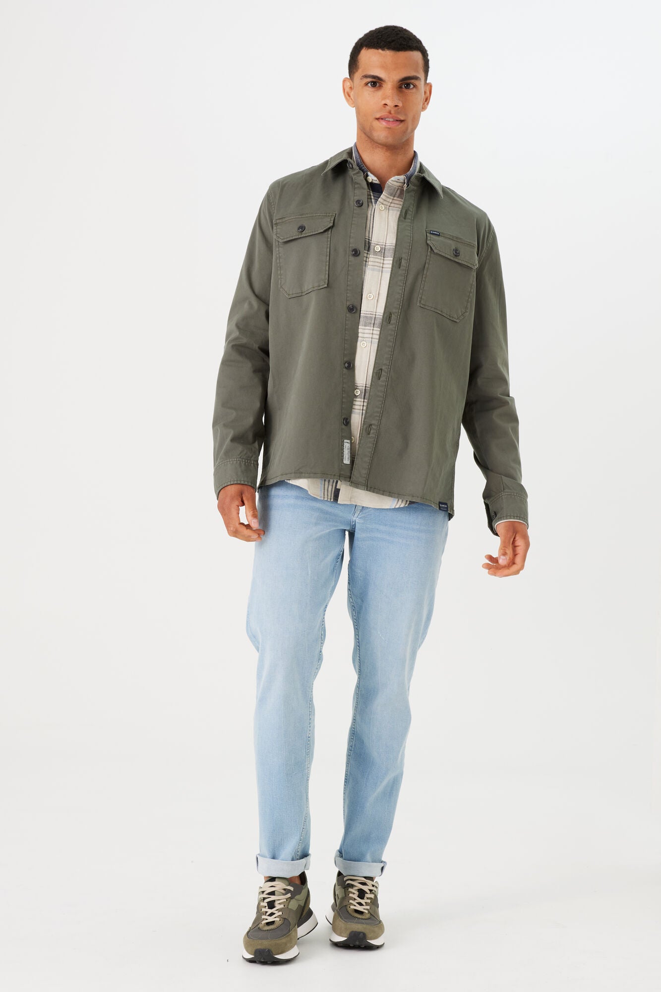 Garcia Jeans Sobrecamisa Sage Green