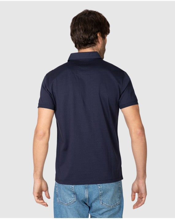 MSN Polo Manga Corta Slim Regular Massana Marino