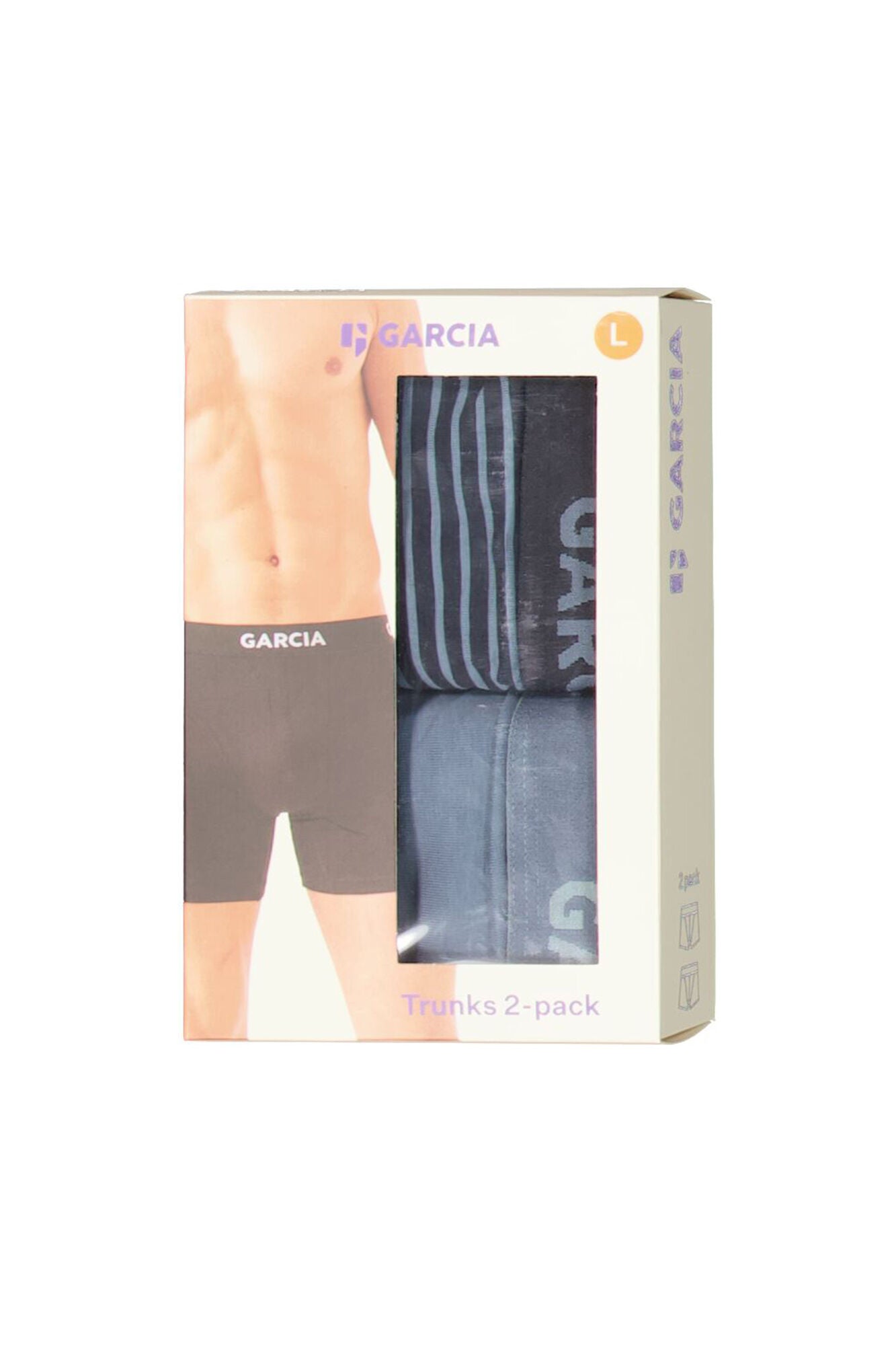Garcia Jeans Pack Boxers Elasticos Azul