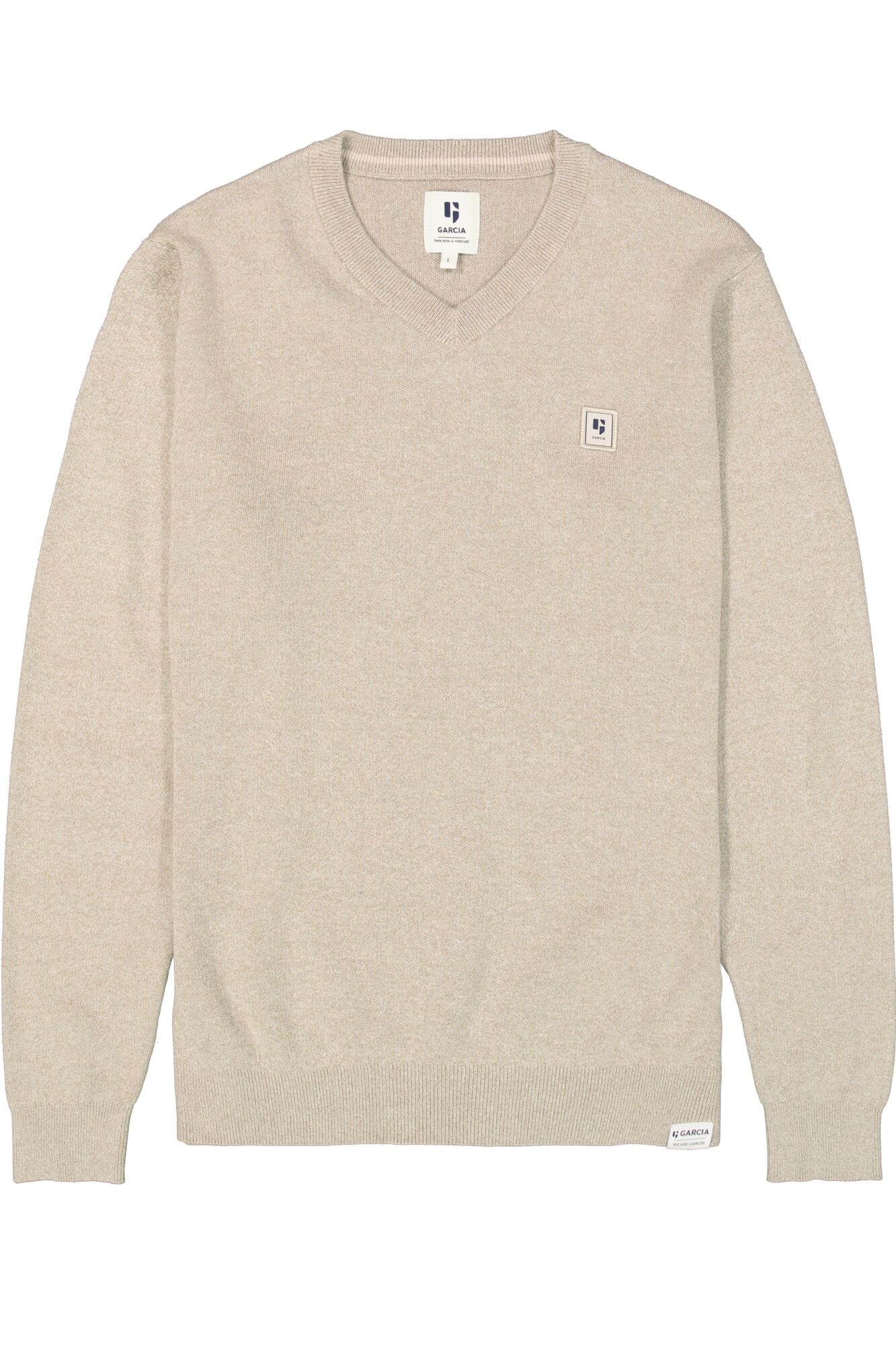 Garcia Jeans Pullover Cuello En V Vetiver