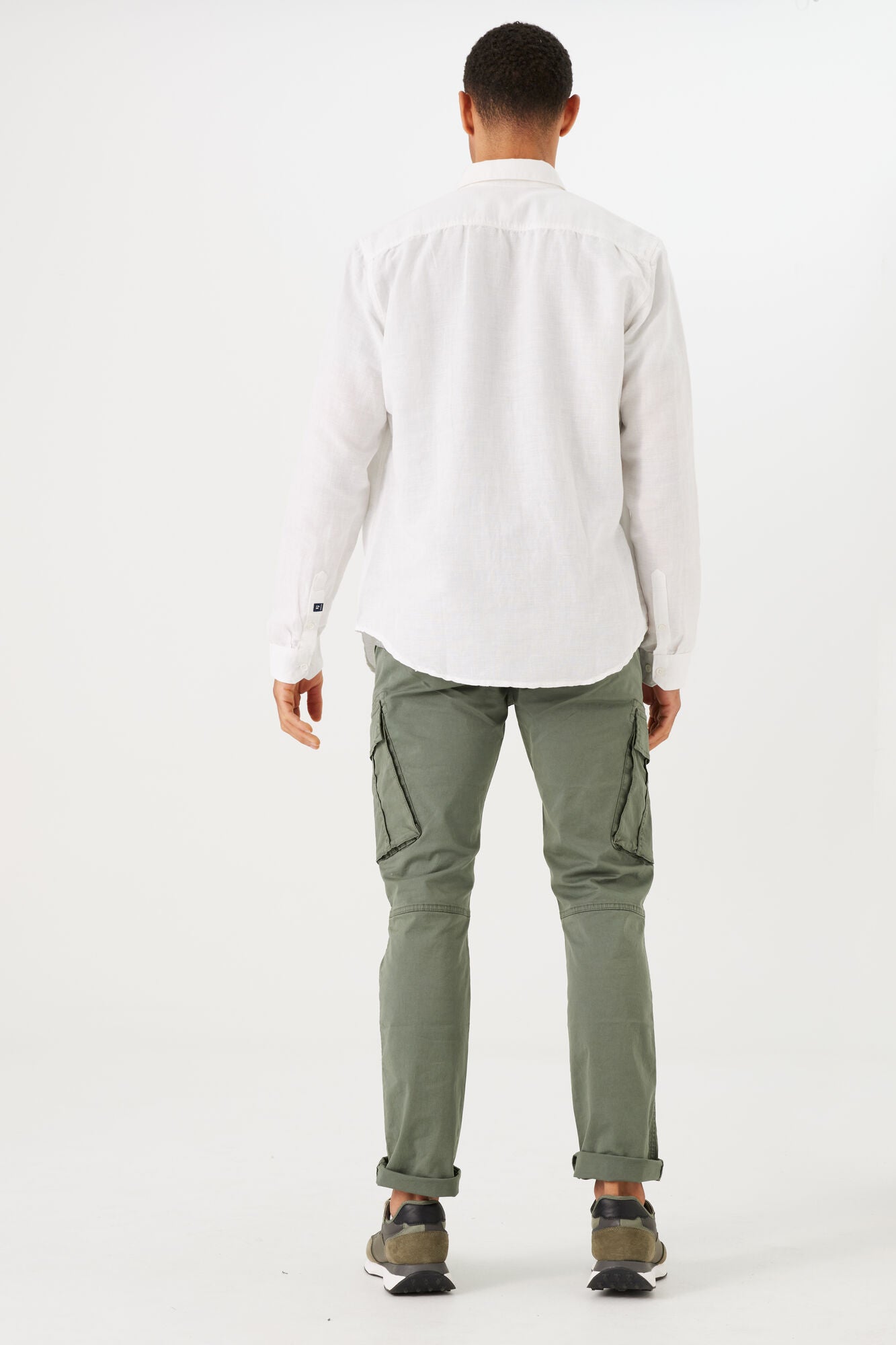 Garcia Jeans Camisa de Lino White