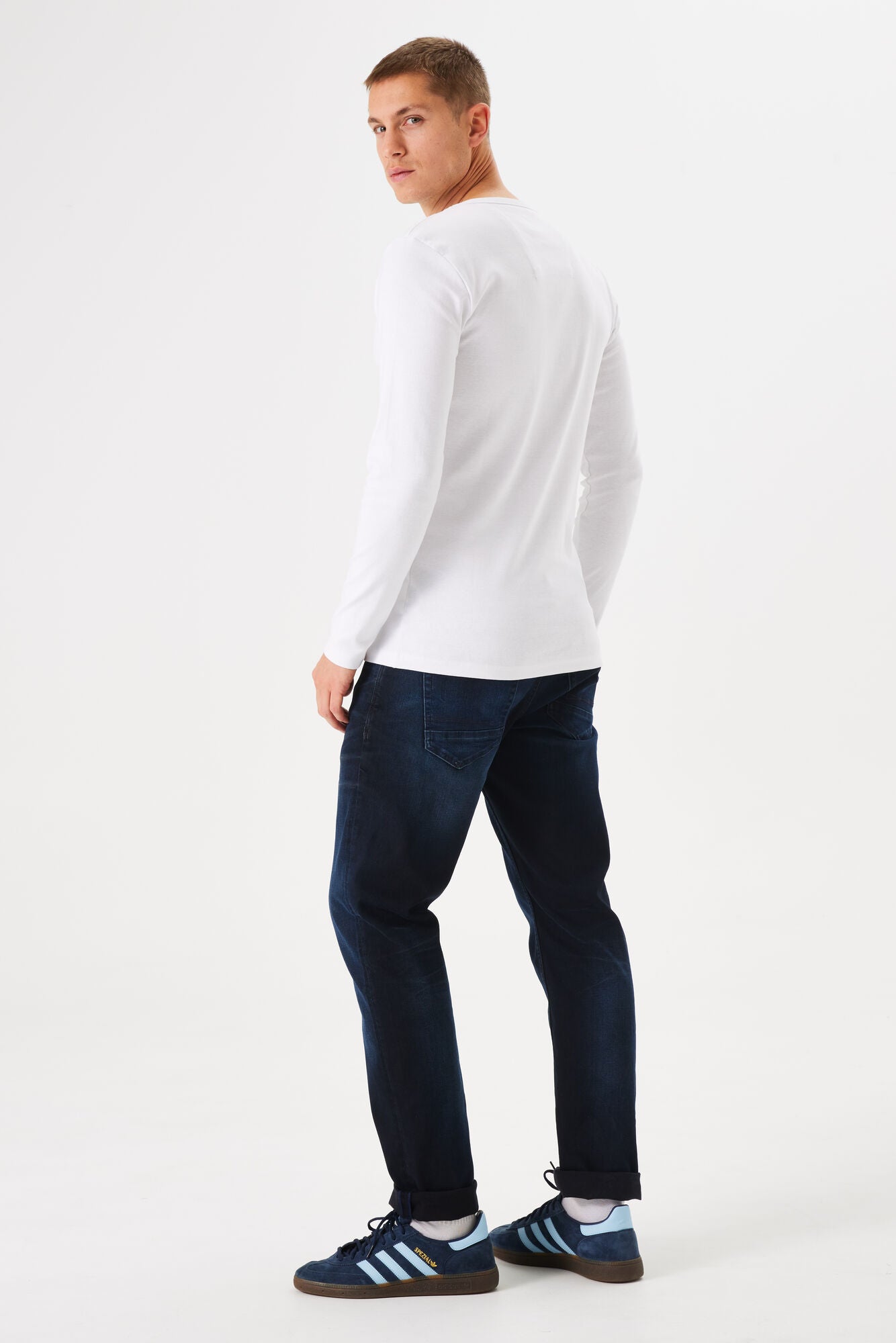 Garcia Jeans Camiseta Manga Larga White