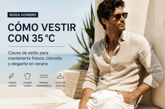 Cómo vestir con 35 °C | Moda hombre verano 2026