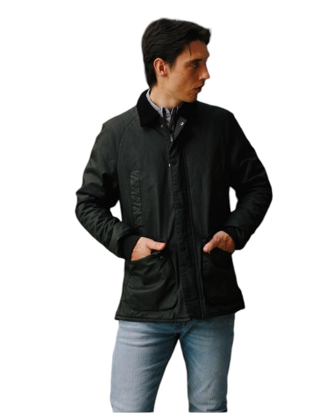 Indicode Jeans Chaqueta Barbour Indutton Negra