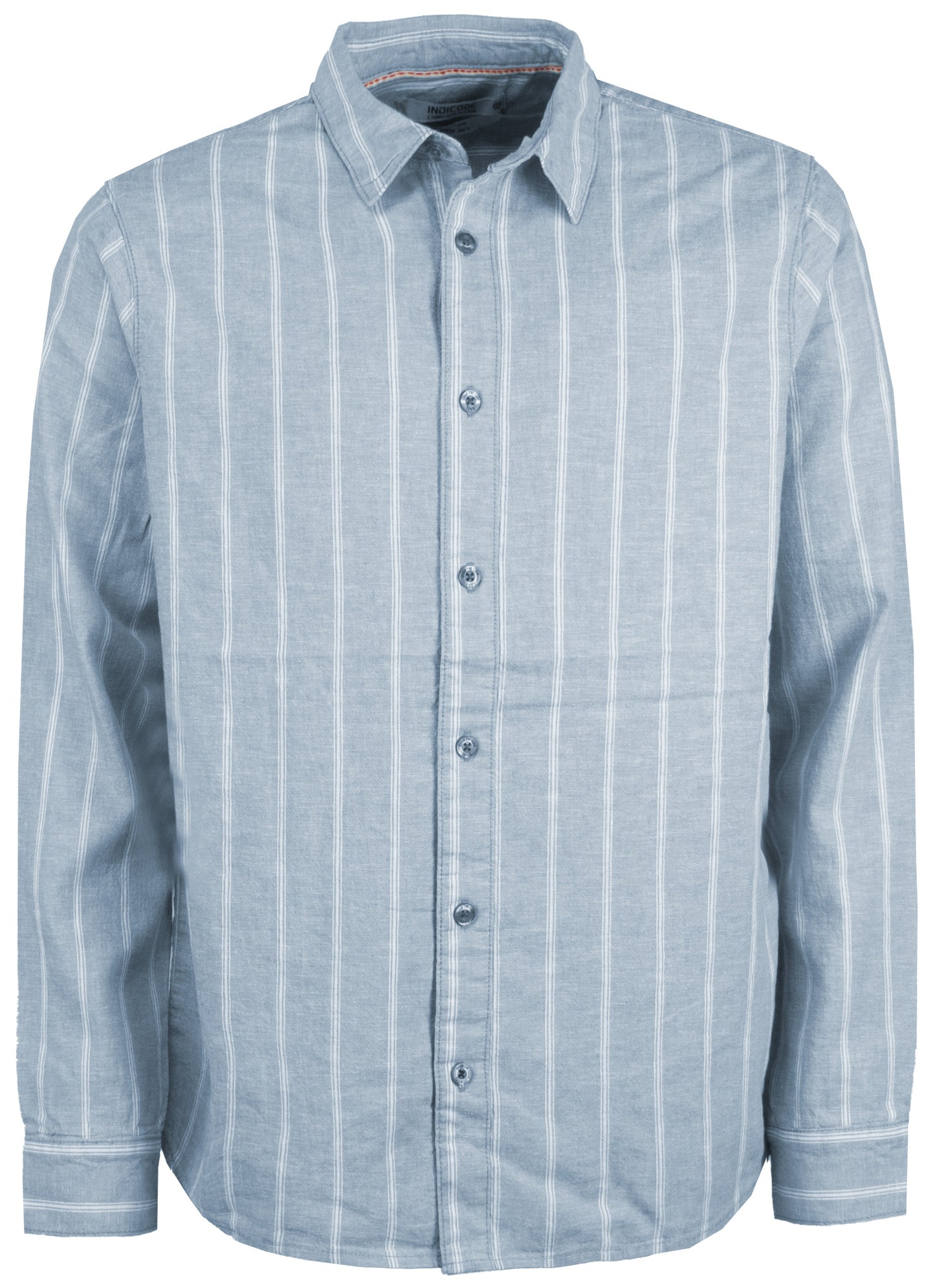 Indicode Jeans Camisa de Lino Intryp Sky Way