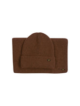 Cargar imagen en el visor de la galería, NXS Pack de Gorro y Bufanda No Excess Caramel
