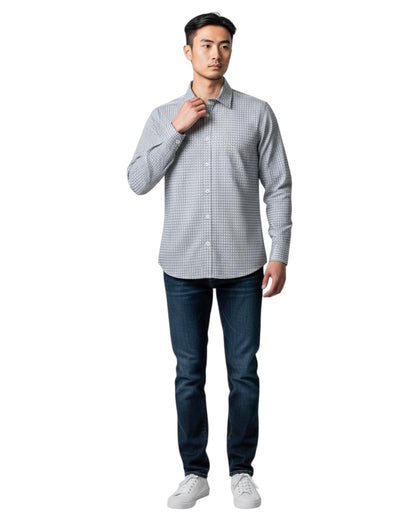Indicode Jeans Camisa Manga Larga Inenvy Copen Blue