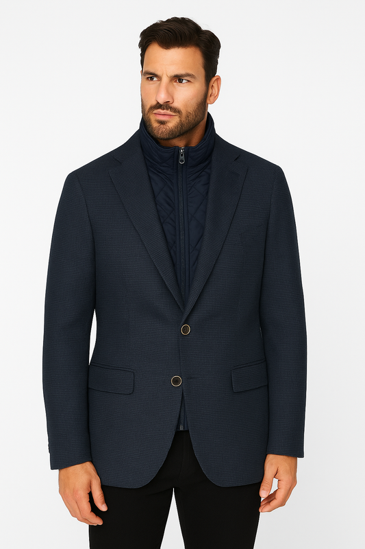 Roberto Bassi Americana Regular Trueno Azul Marino