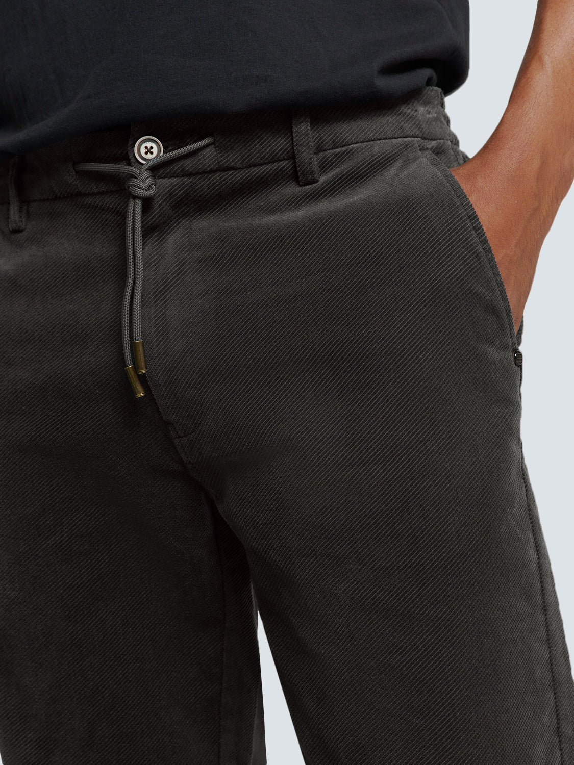 NXS Pantalon Chino de Pana No Excess Motorblack