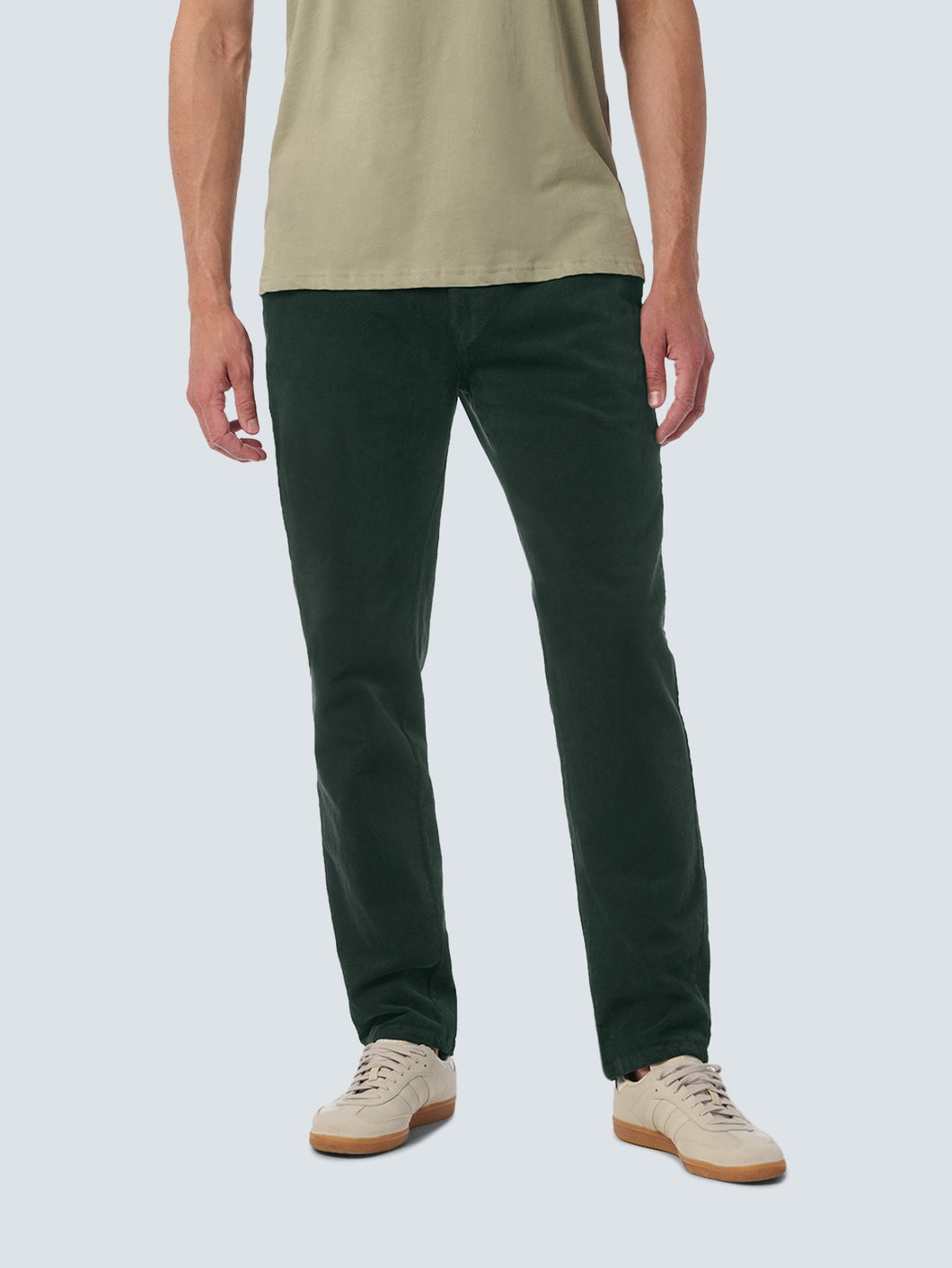 NXS Pantalon Chino de Pana No Excess Dark Moos