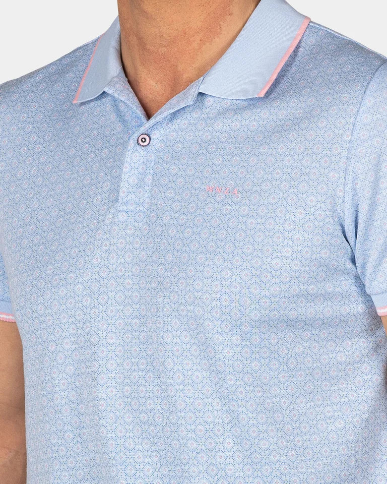 NZA Polo New Zealand Auckland Warren Pastel Blue
