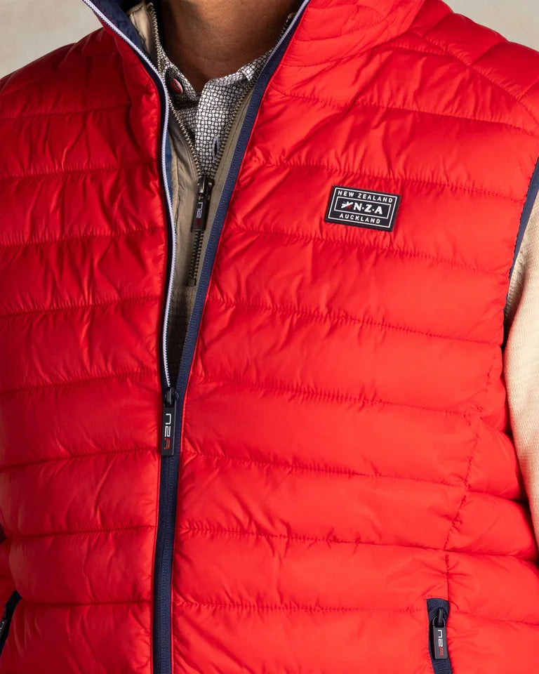 NZA Chaleco New Zealand Auckland Bright Red