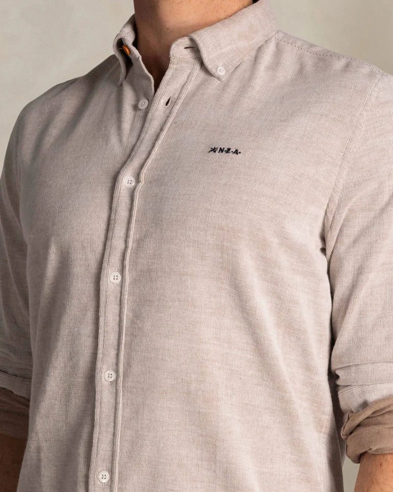 NZA Camisa New Zealand Auckland de Micropana Soil Ocre