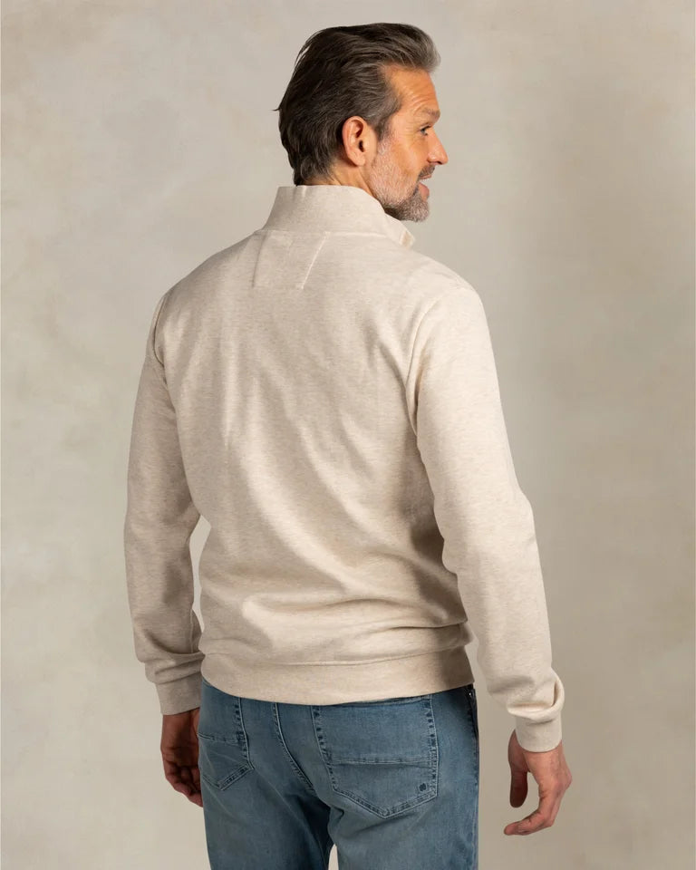 NZA Cardigan New Zealand Auckland Light Cream Melange