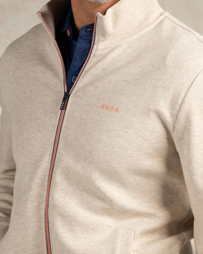 NZA Cardigan New Zealand Auckland Light Cream Melange