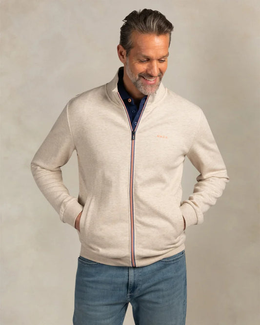 NZA Cardigan New Zealand Auckland Light Cream Melange