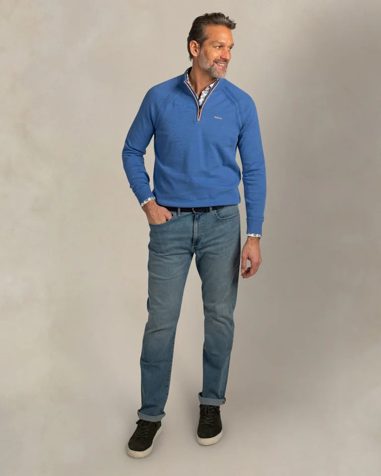 NZA Pullover Cuello Media Cremallera New Zealand Auckland Classic Blue