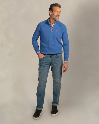 NZA Pullover Cuello Media Cremallera New Zealand Auckland Classic Blue